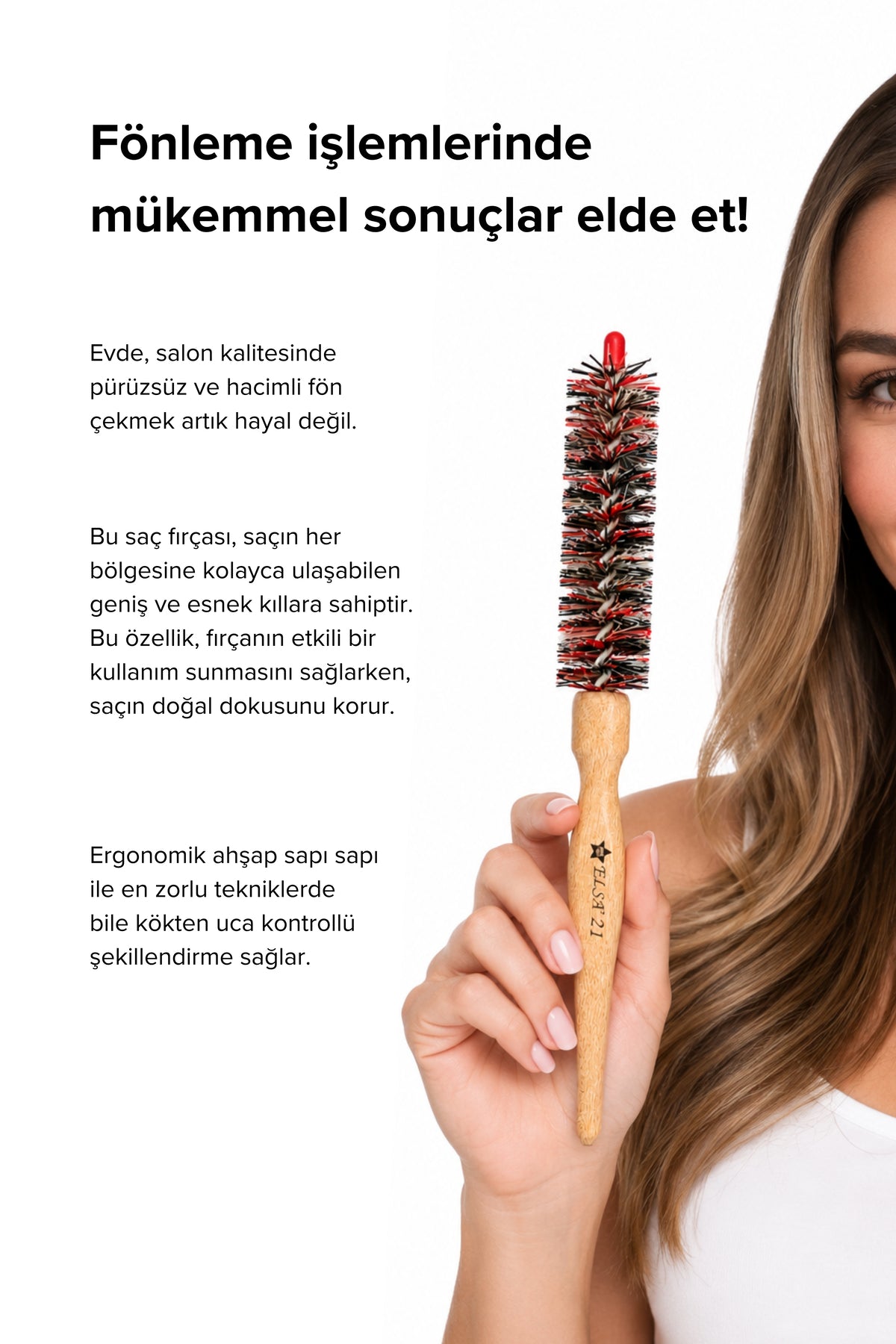 Professional 21 İnce Saç Fırçası