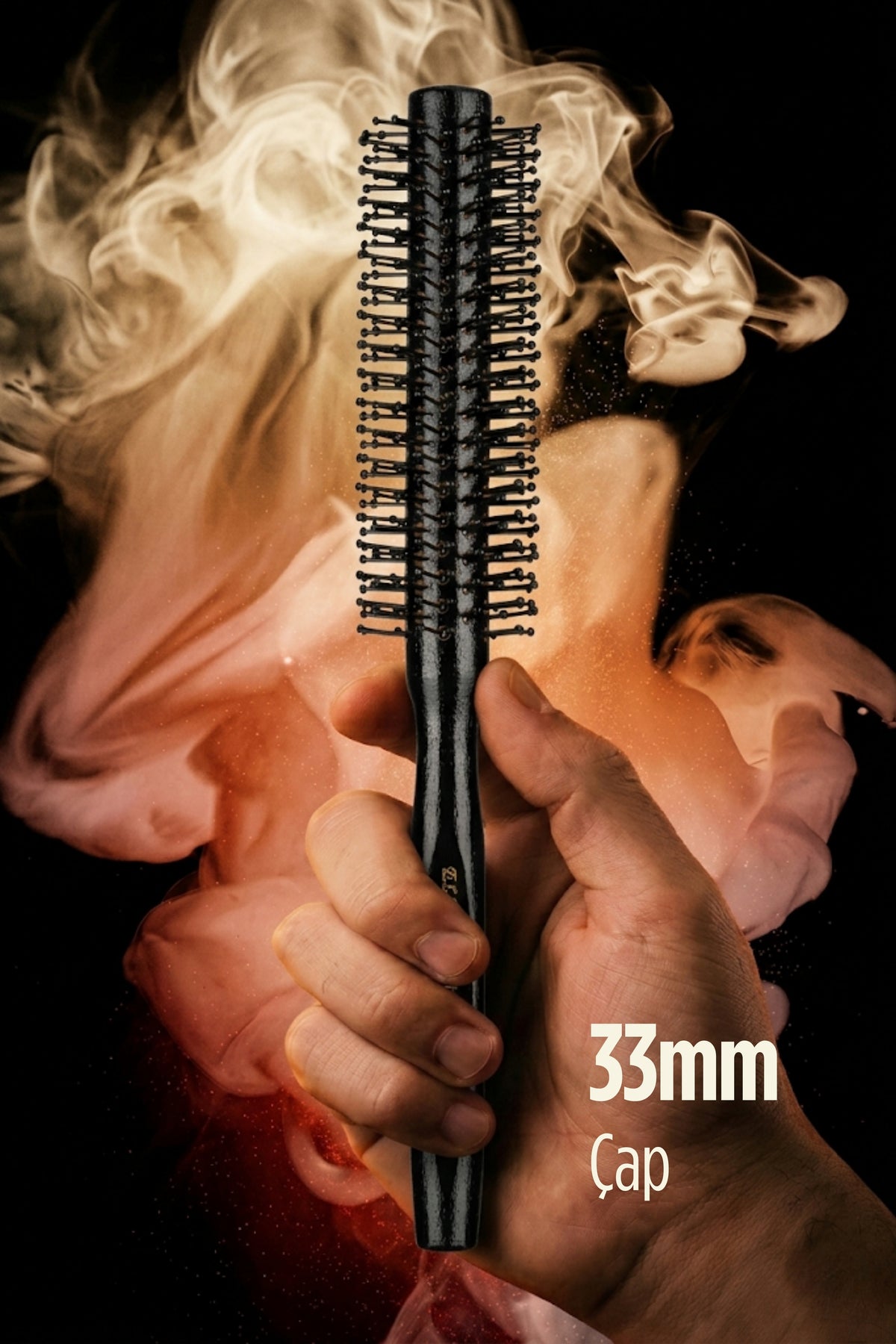Professional Dark Serisi 2'li Erkek Saç Fırçası (ds01 - Ds02) Set