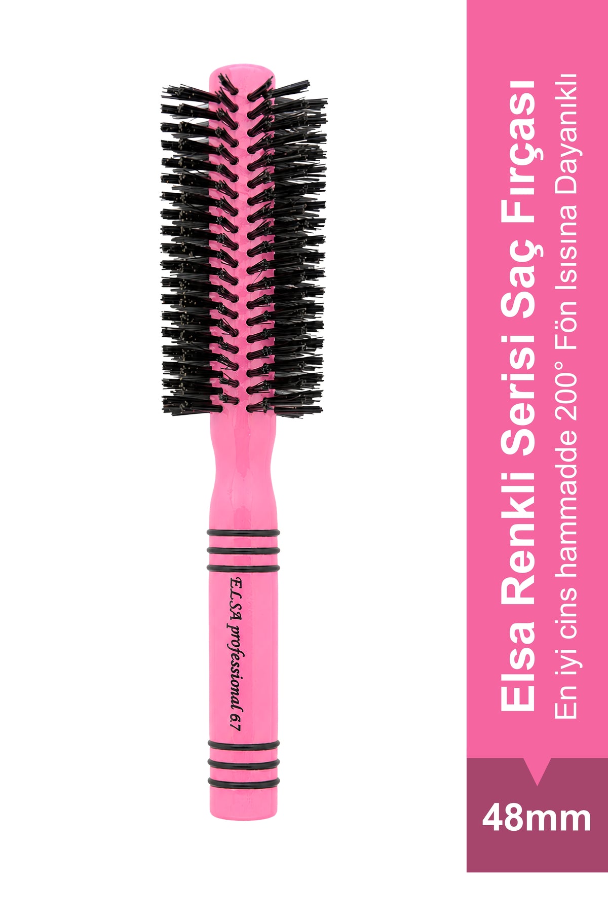 Professional 67 Pembe Saç Fırçası