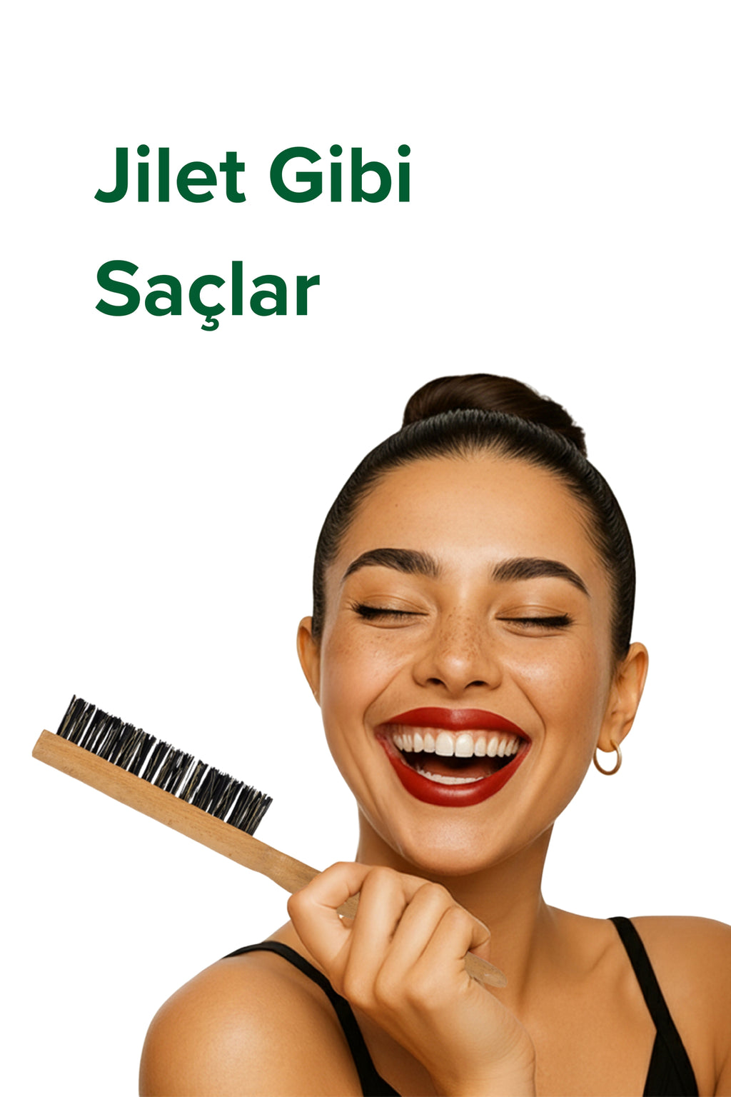 Professional 0,33 Organik Topuz Fırçası Sleek Bun