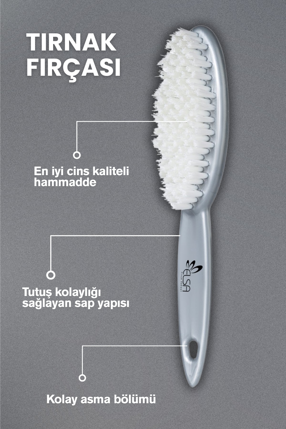 Professional Tırnak ve Çok Amaçlı Temizlik Fırçası Ayakkabı, Protez ve Ev Temizliği