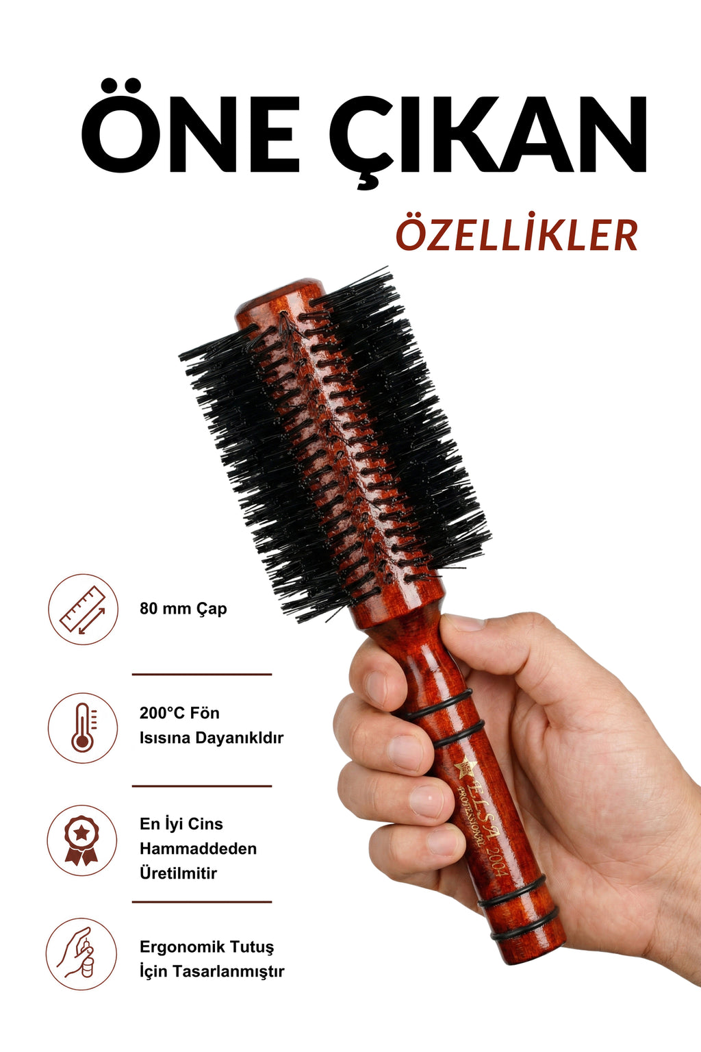 Professional 2004 Maun Saç Fırçası