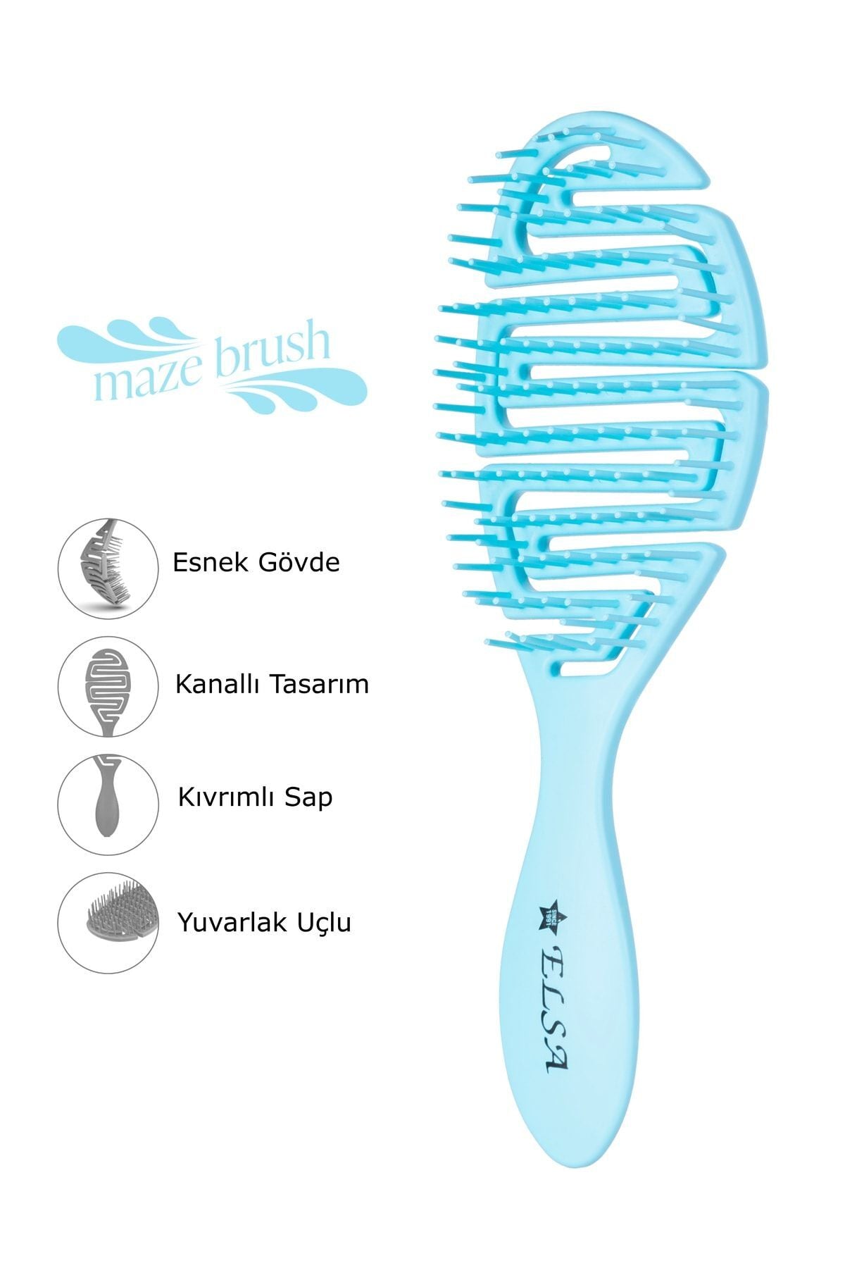Professional Üç Boyutlu Saç Fırçası (maze Fırça)