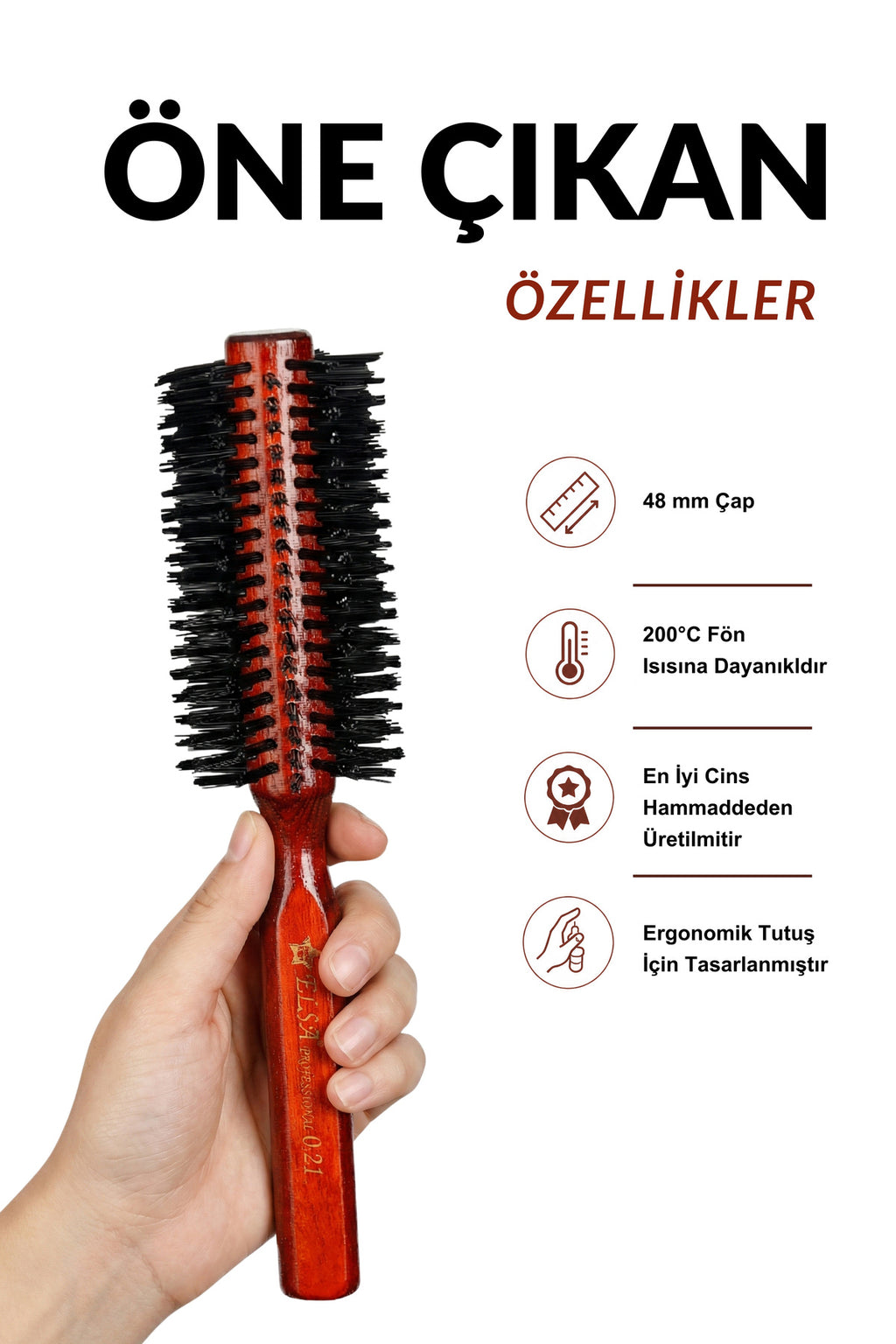 Professional 421 Maun Saç Fırçası