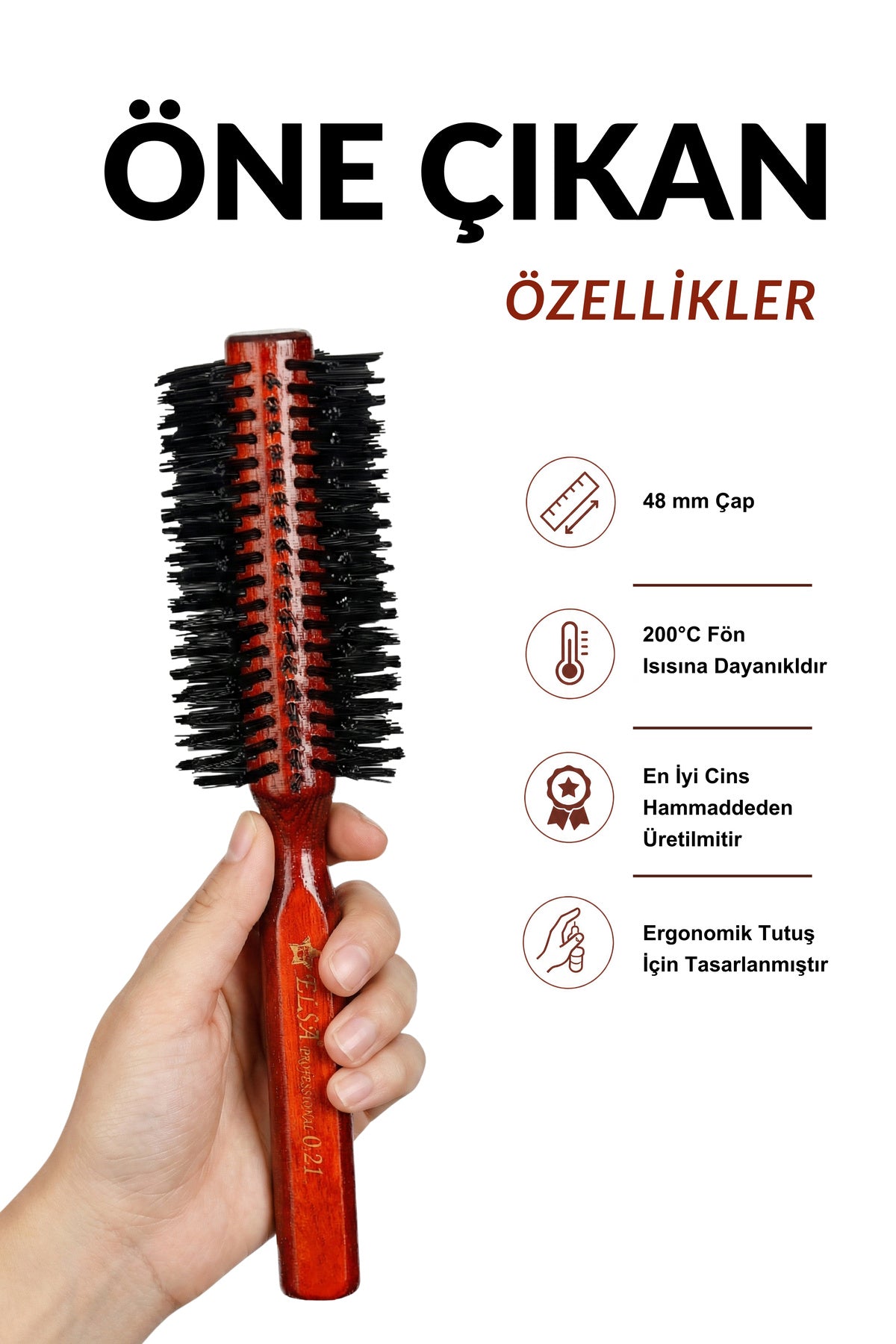 Professional 421 Maun Saç Fırçası