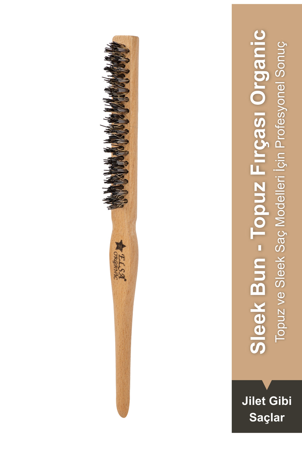 Professional 0,33 Organik Topuz Fırçası Sleek Bun