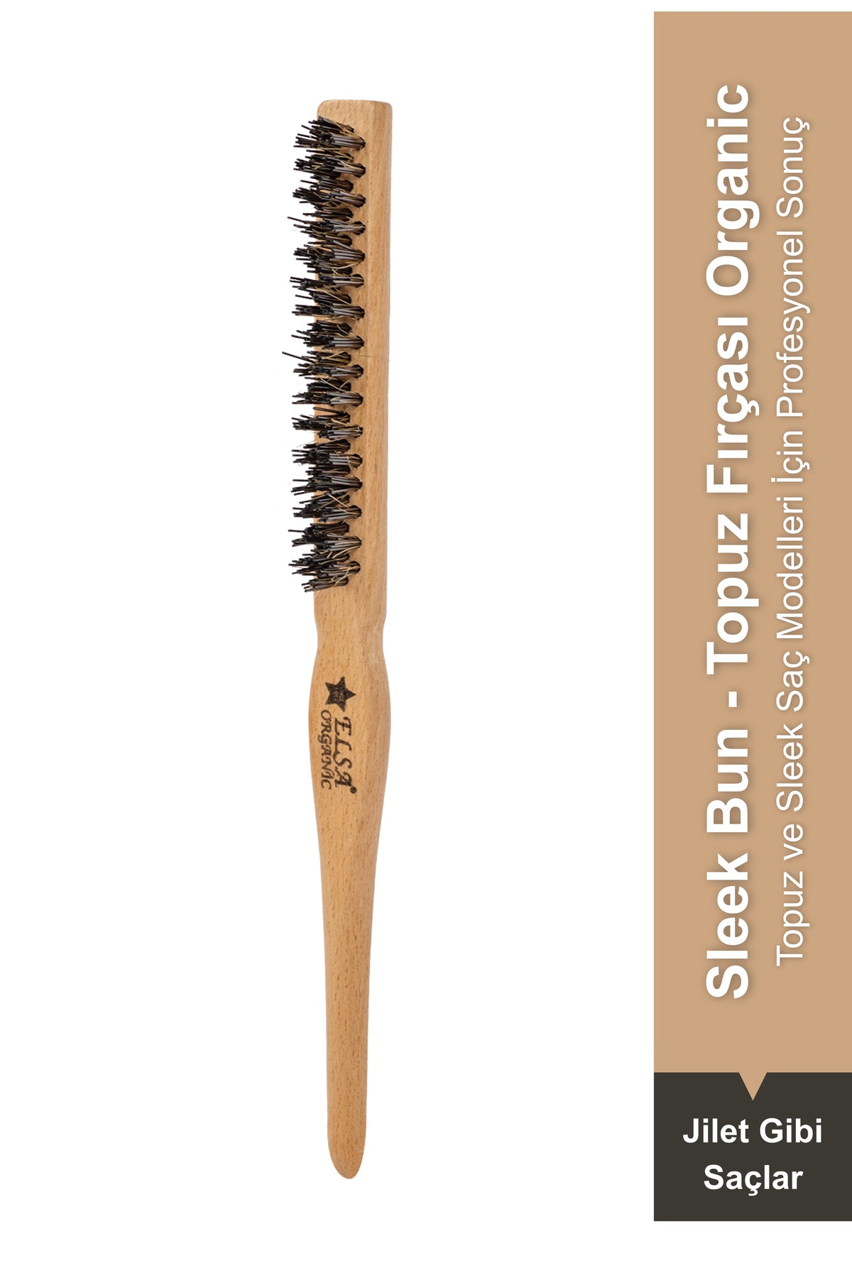 Professional 0,33 Organik Topuz Fırçası Sleek Bun
