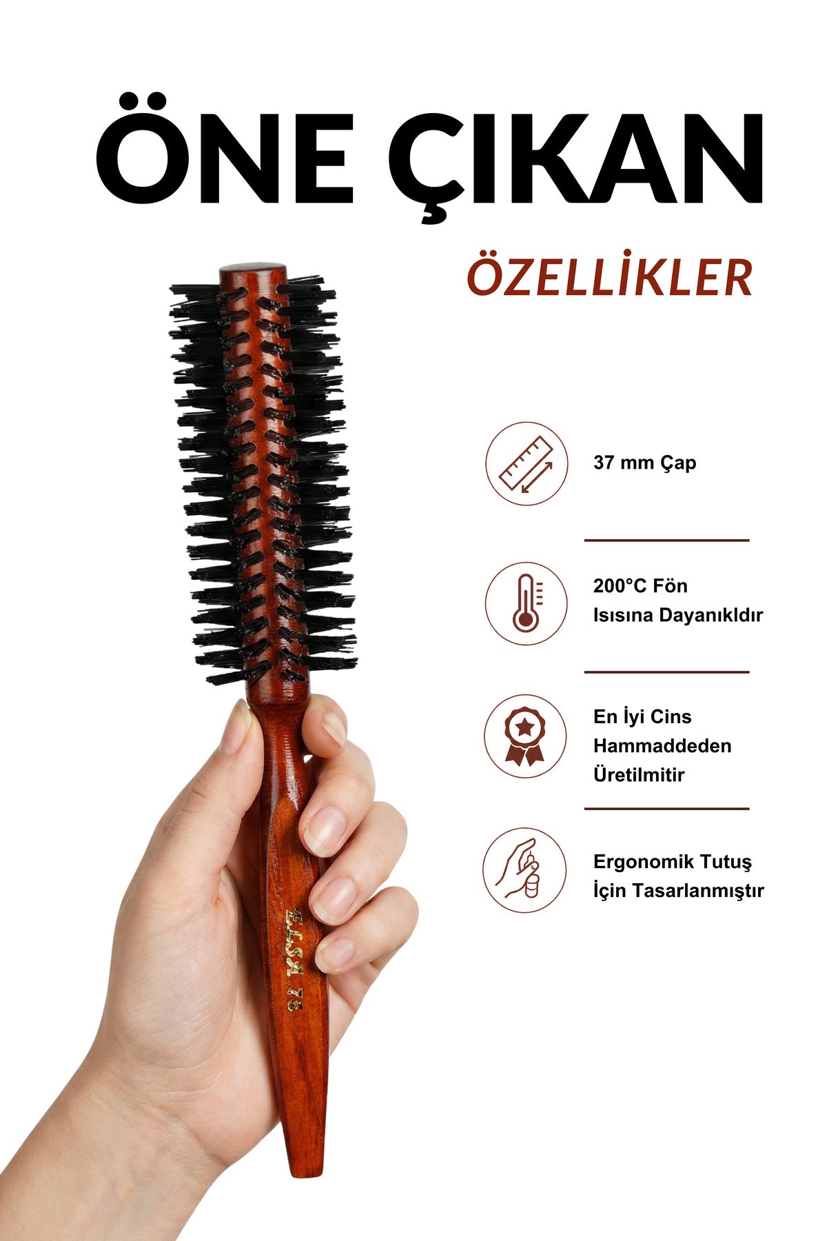 Professional 75 Maun Saç Fırçası