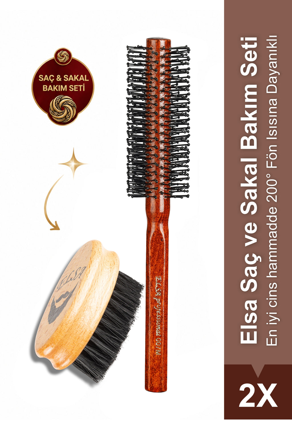 Professional Sakal Tarama Ve Erkek Saç Fırçası