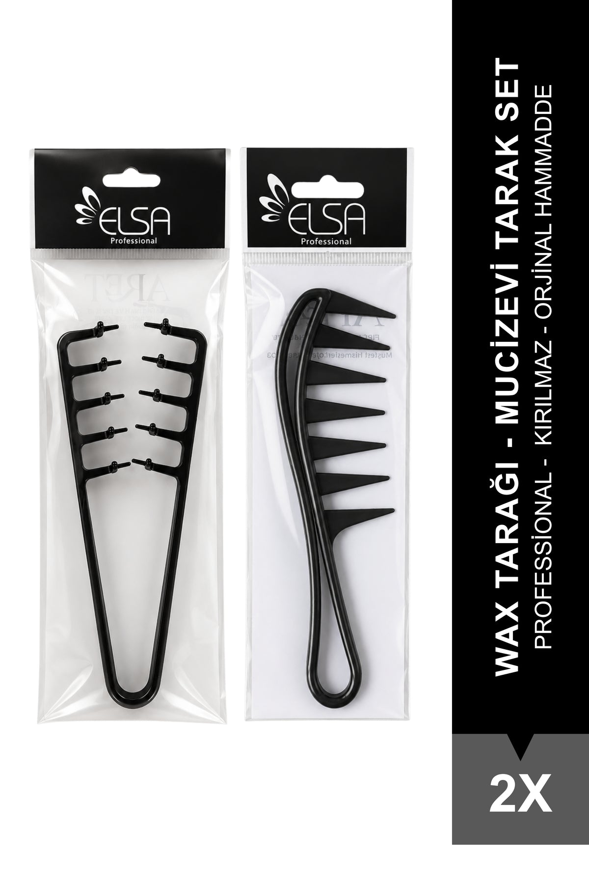 Professional Wax Tarağı ve Mucizevi Tarak Set