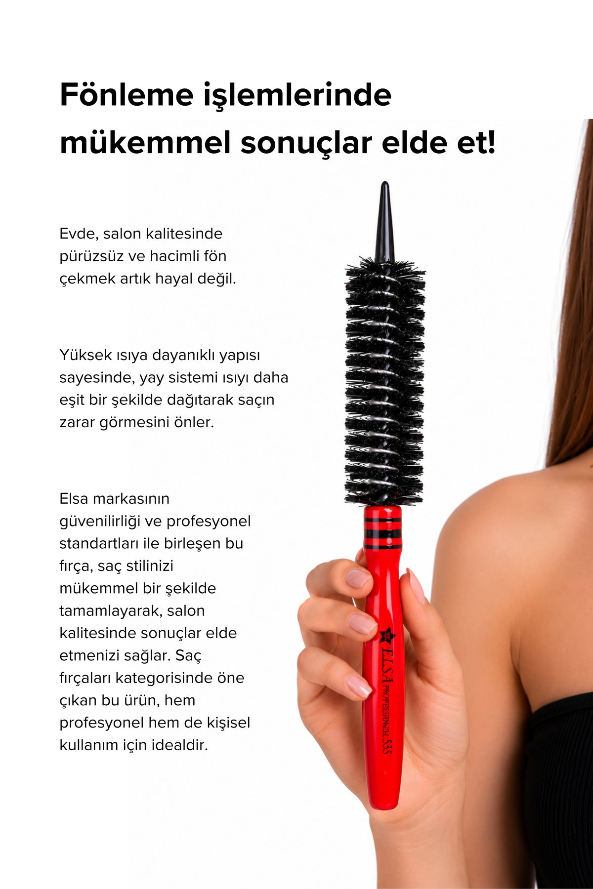 Professional 535 İnce Yaylı Saç Fırçası