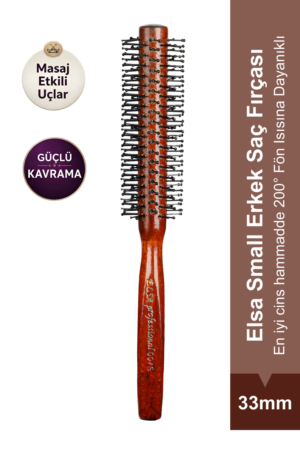 Professional 007 Ufak Erkek Saç Fırçası