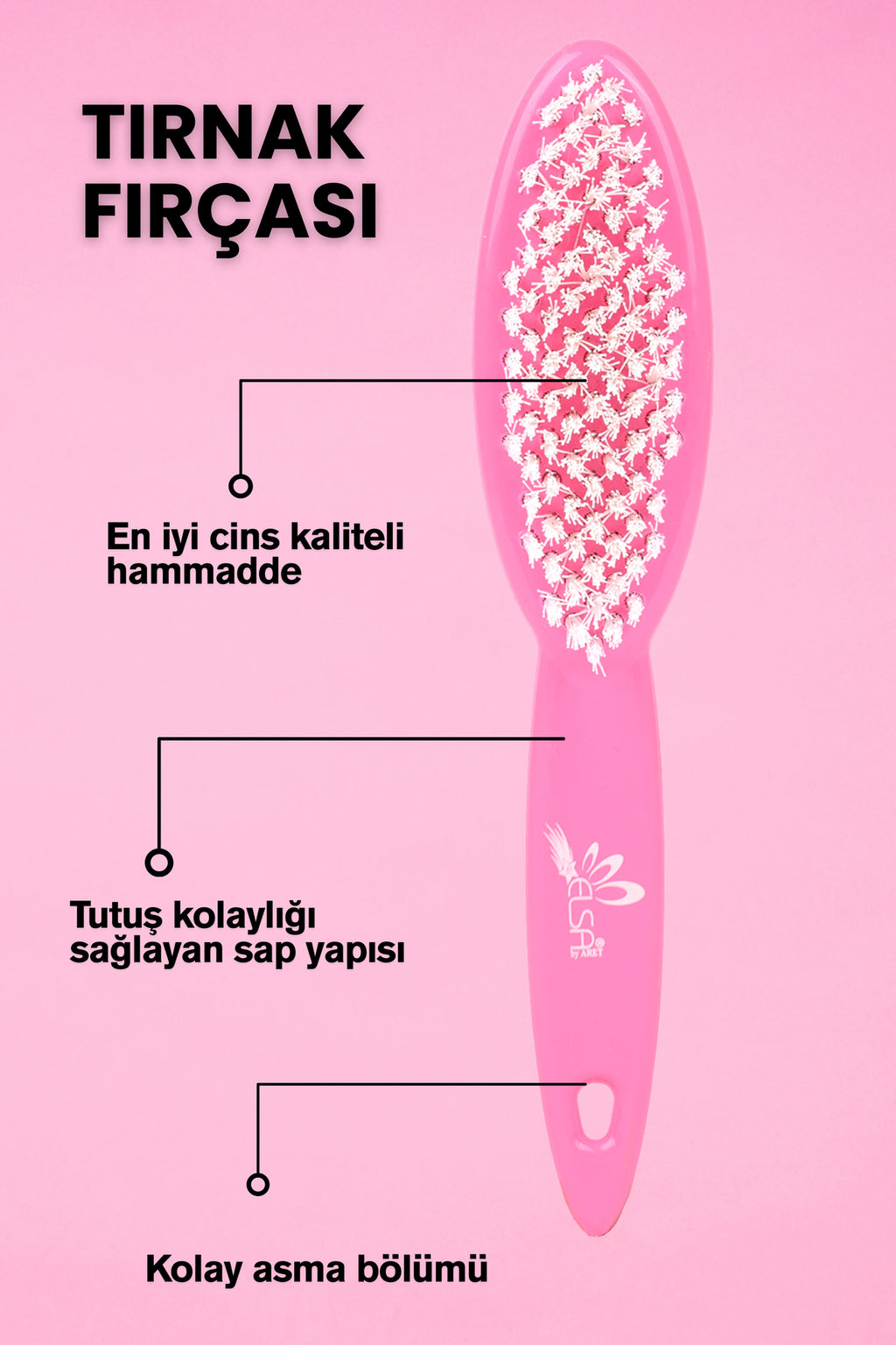 Professional Tırnak ve Çok Amaçlı Temizlik Fırçası Ayakkabı, Protez ve Ev Temizliği