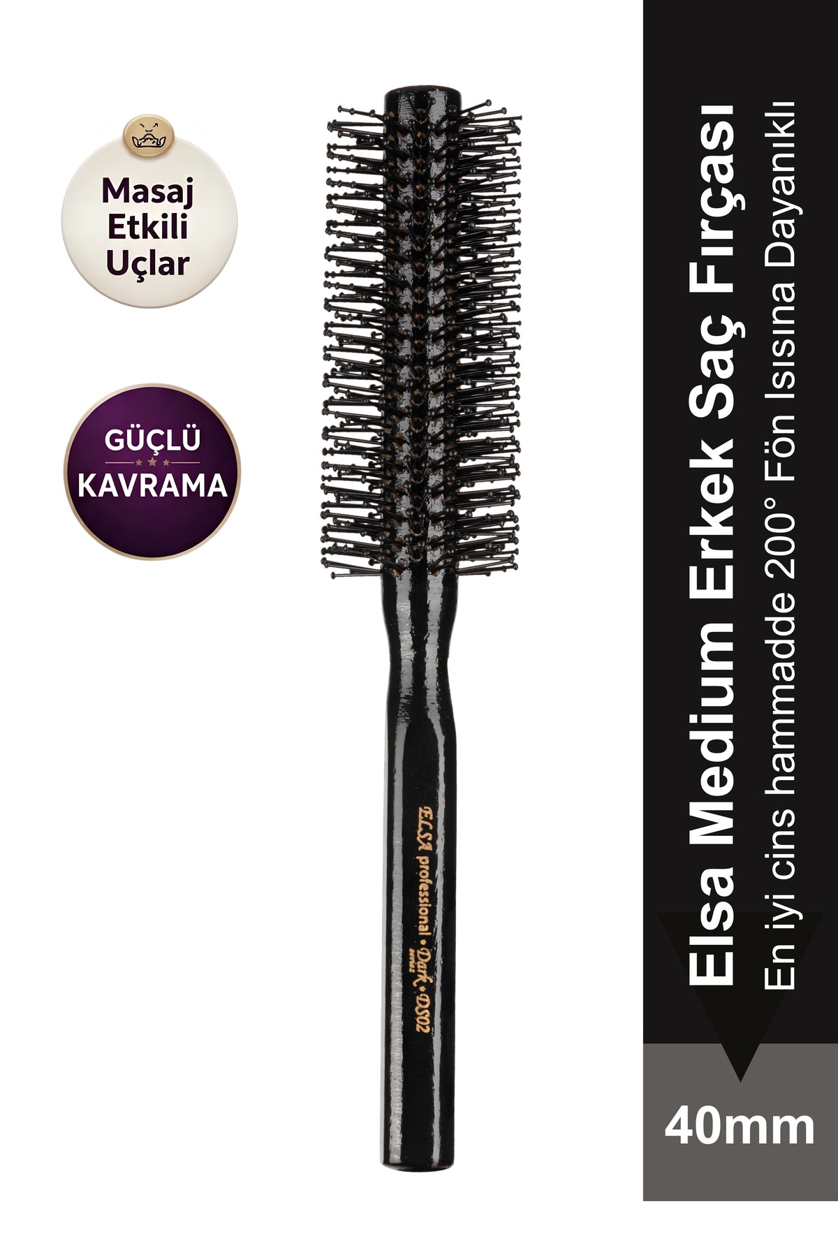 Professional Dark Serisi Ds02 Saç Fırçası