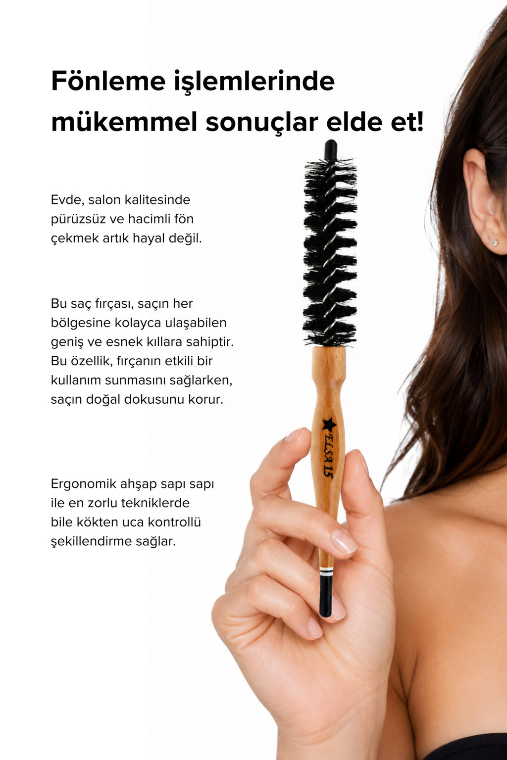 Professional 15 İnce Saç Fırçası