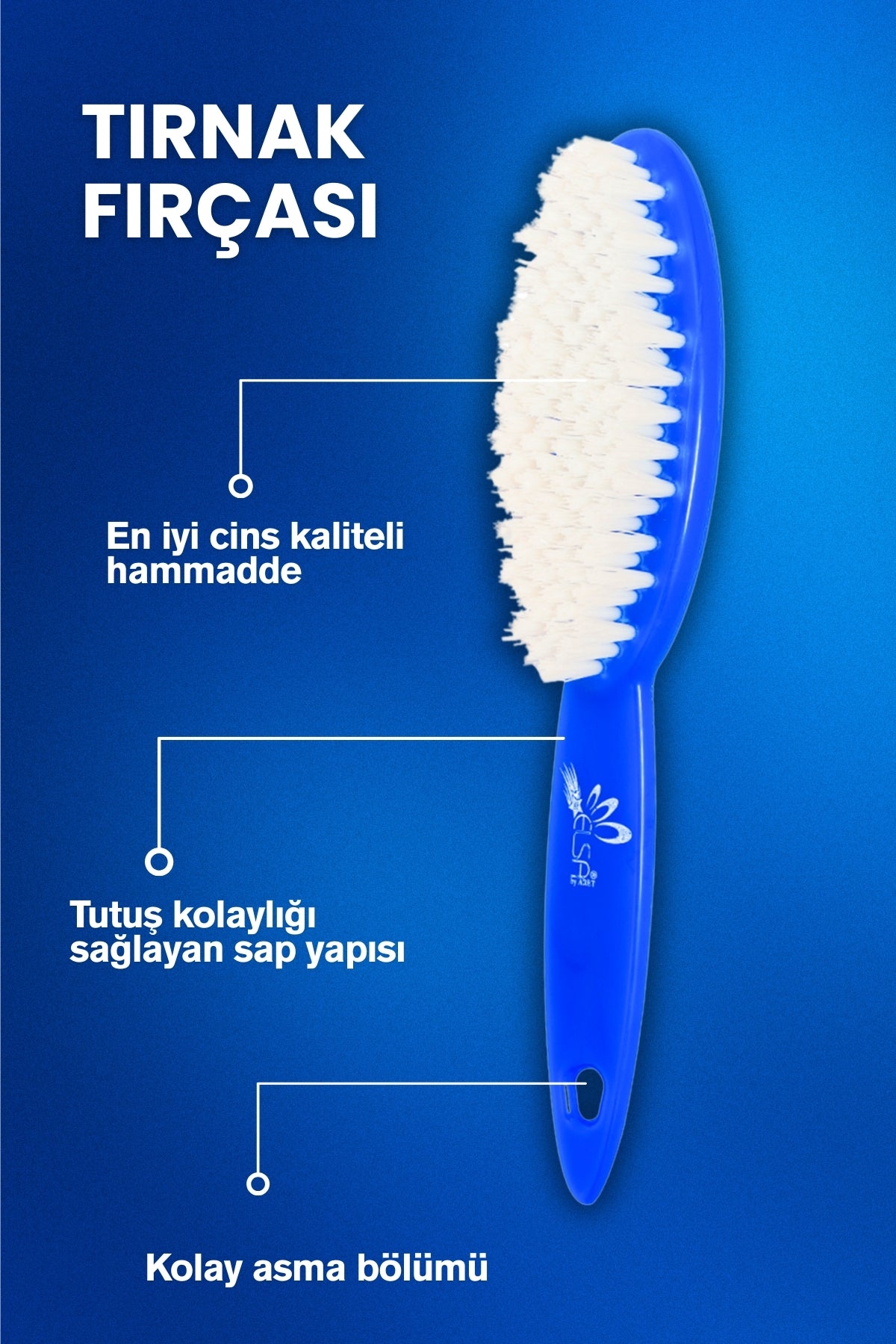 Professional Tırnak ve Çok Amaçlı Temizlik Fırçası Ayakkabı, Protez ve Ev Temizliği
