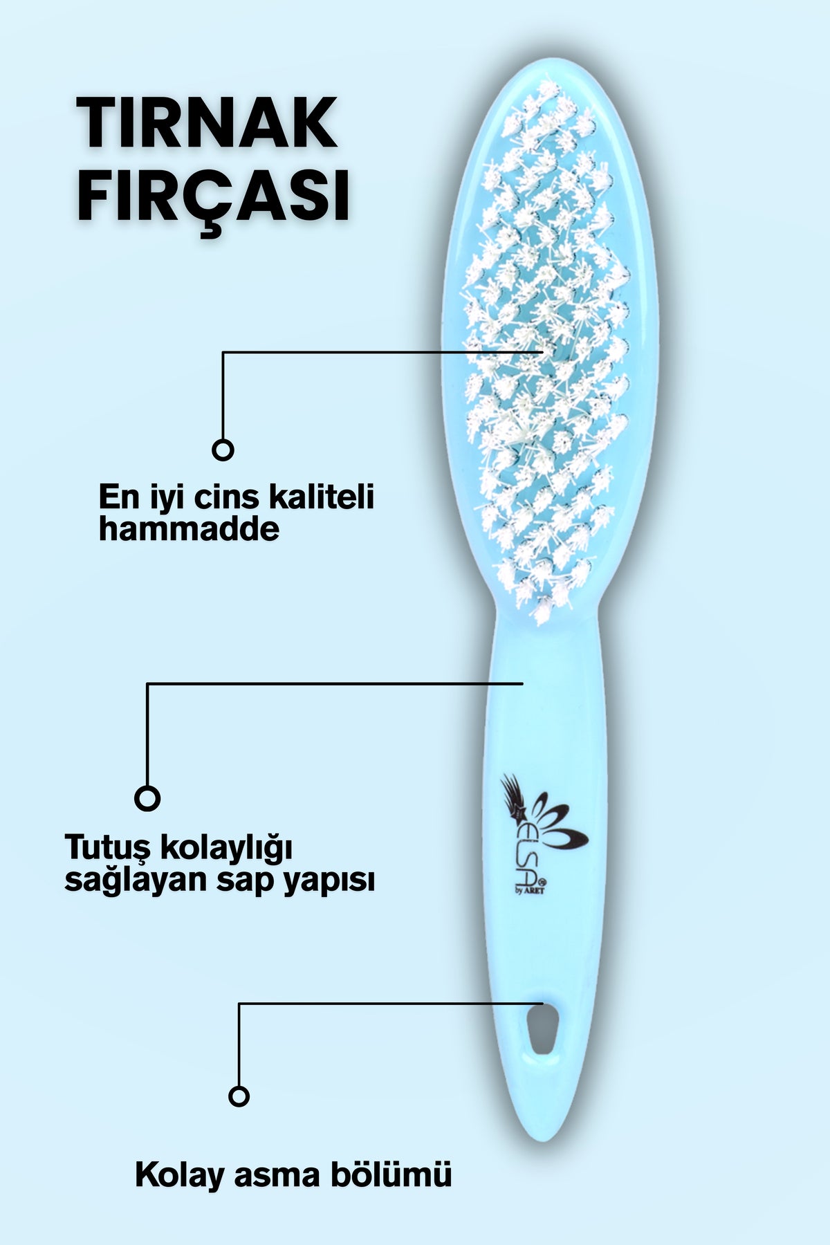 Professional Tırnak ve Çok Amaçlı Temizlik Fırçası Ayakkabı, Protez ve Ev Temizliği