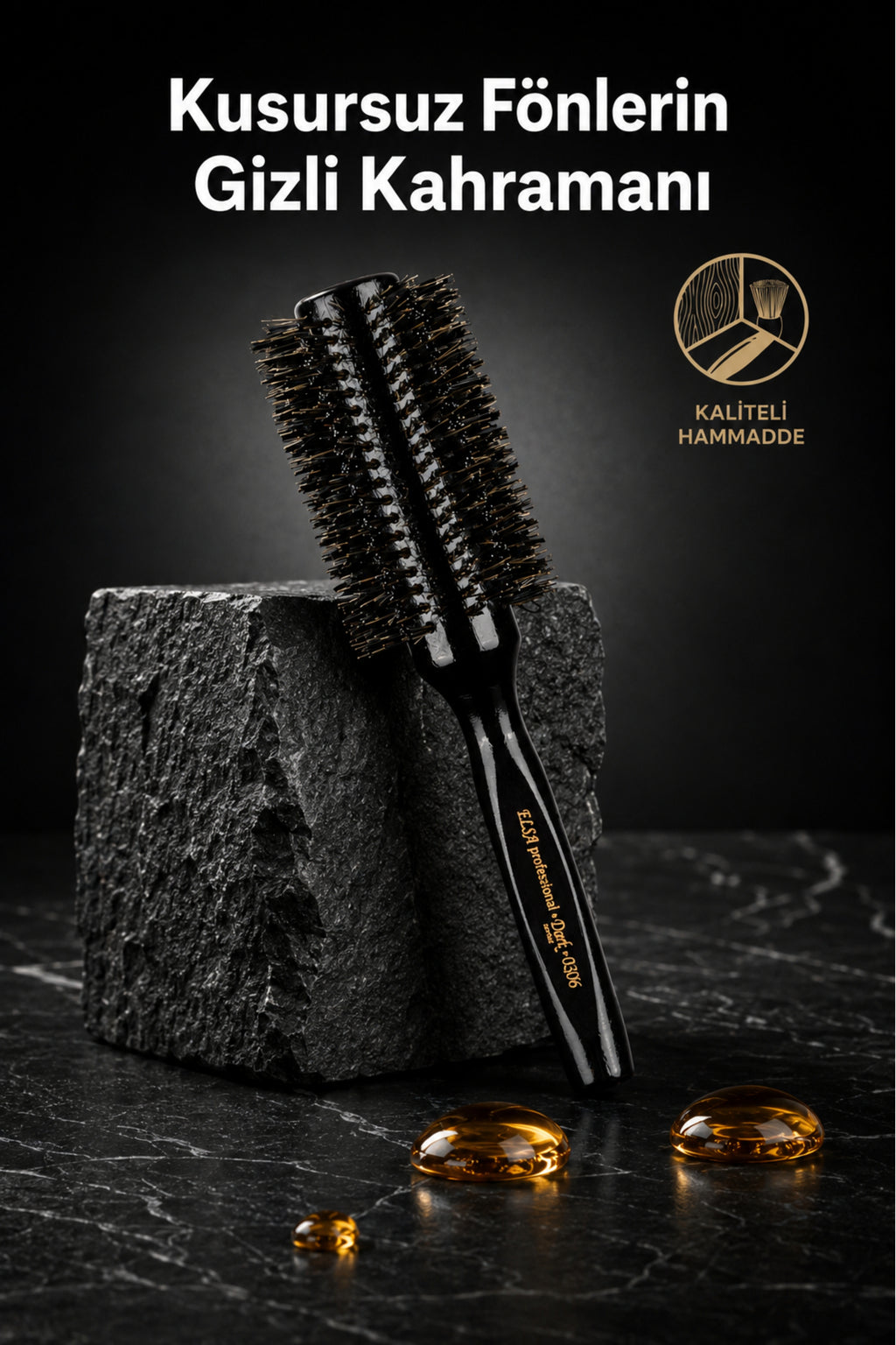 Professional Ds06 Dark Serisi Saç Fırçası