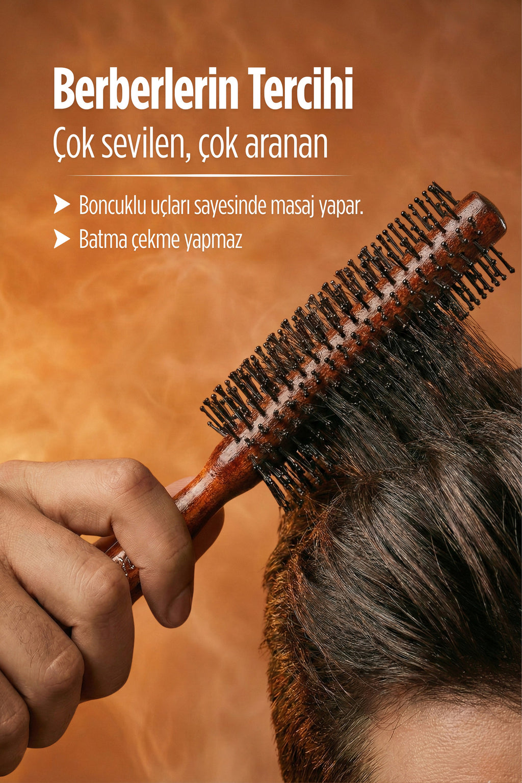 Professional 007 Ufak Erkek Saç Fırçası