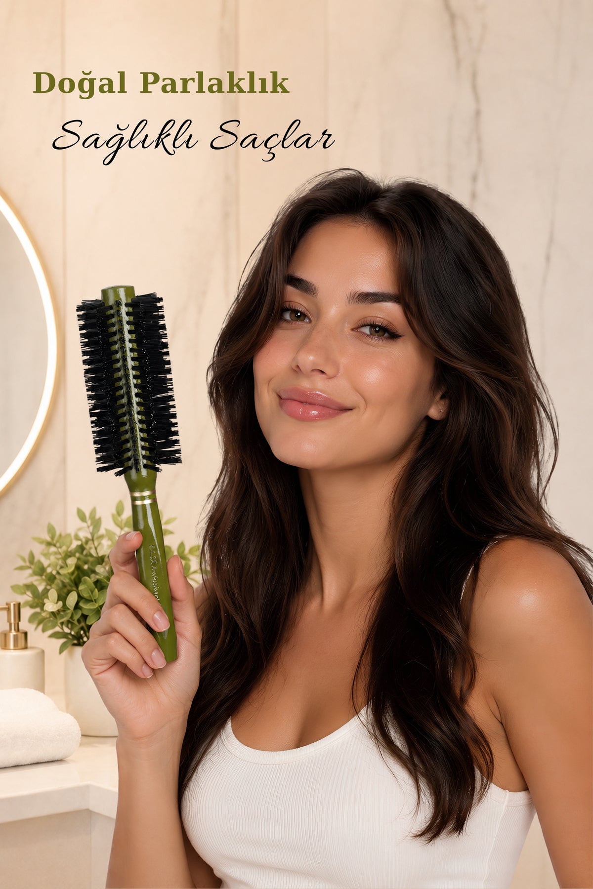 Professional 112 Yeşil Saç Fırçası