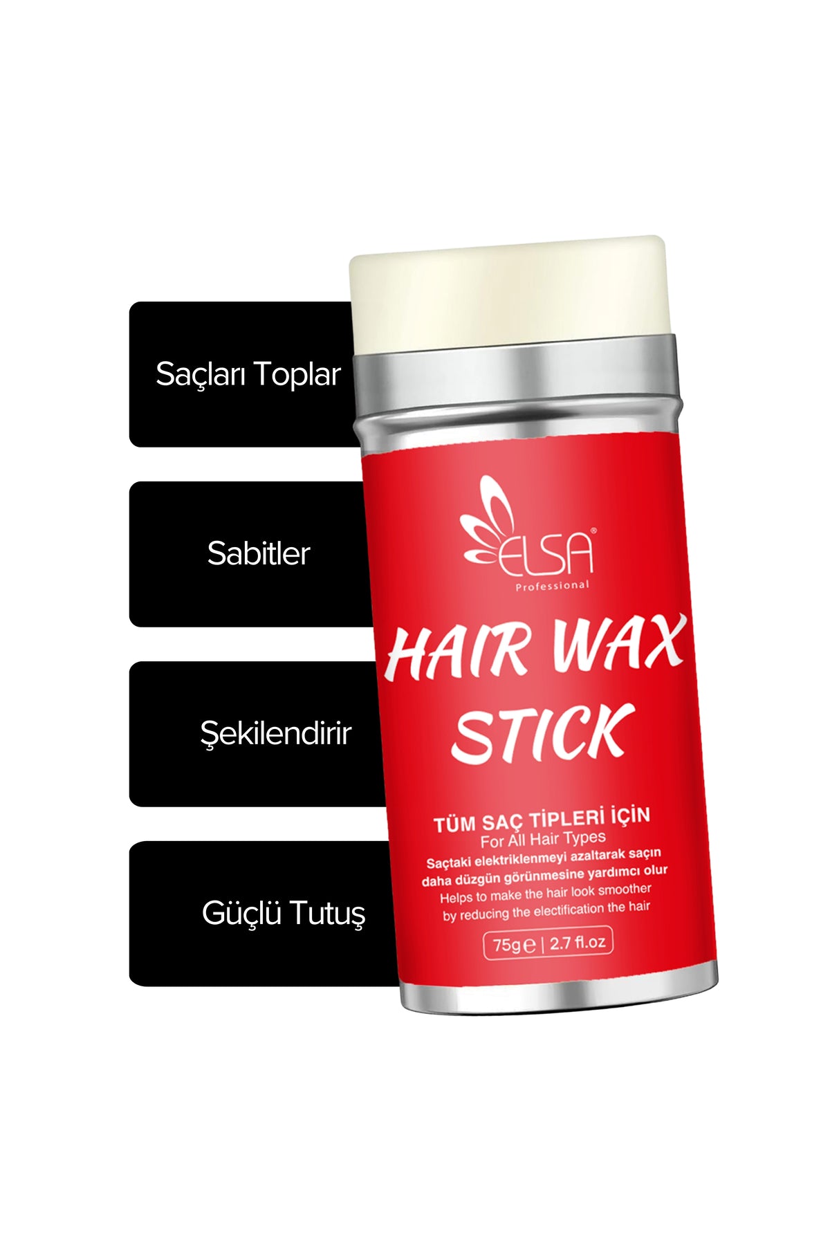 Professional Mucizevi Tarak ve Hair Stick Wax İkili Set