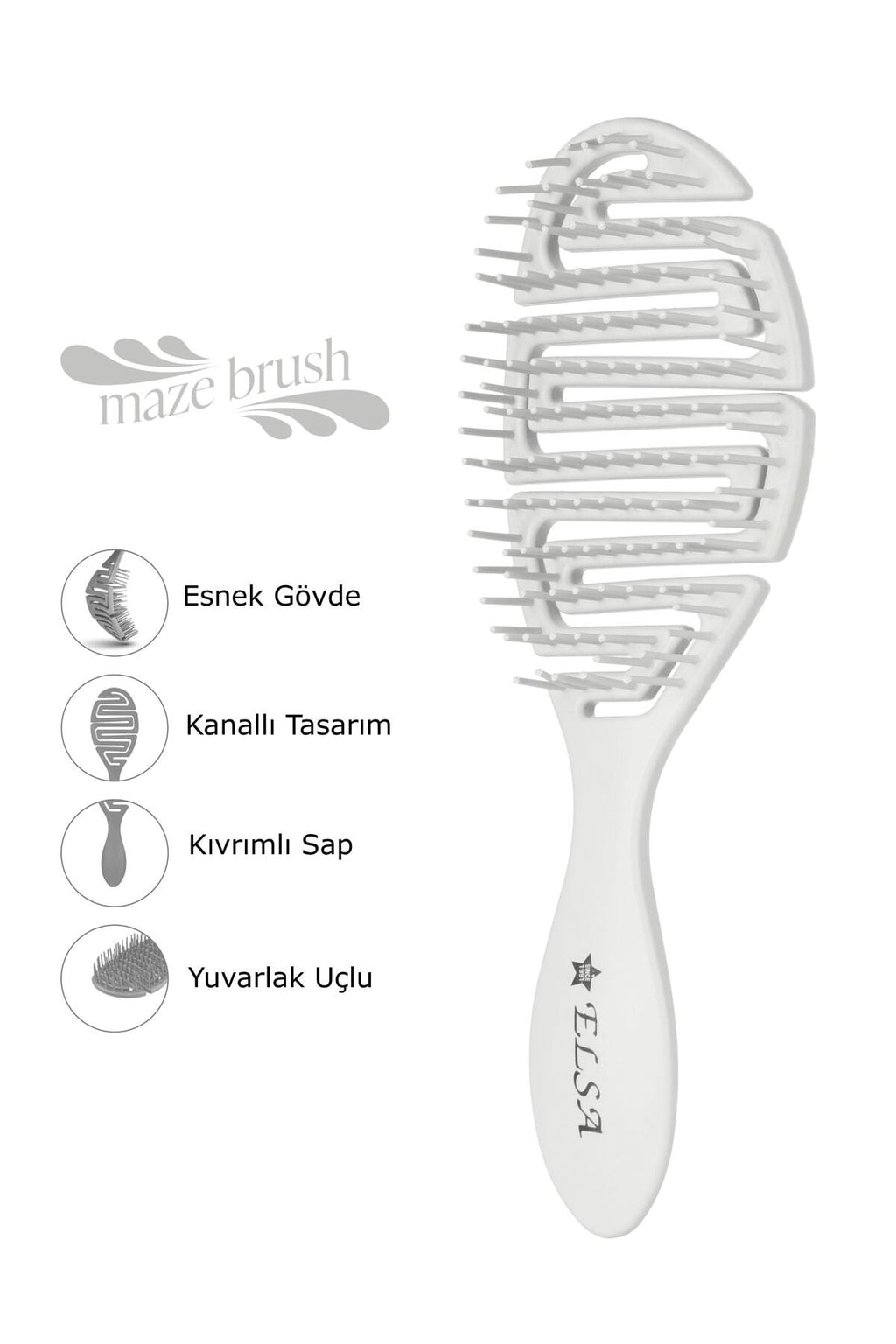 Professional Üç Boyutlu Saç Fırçası (maze Fırça)