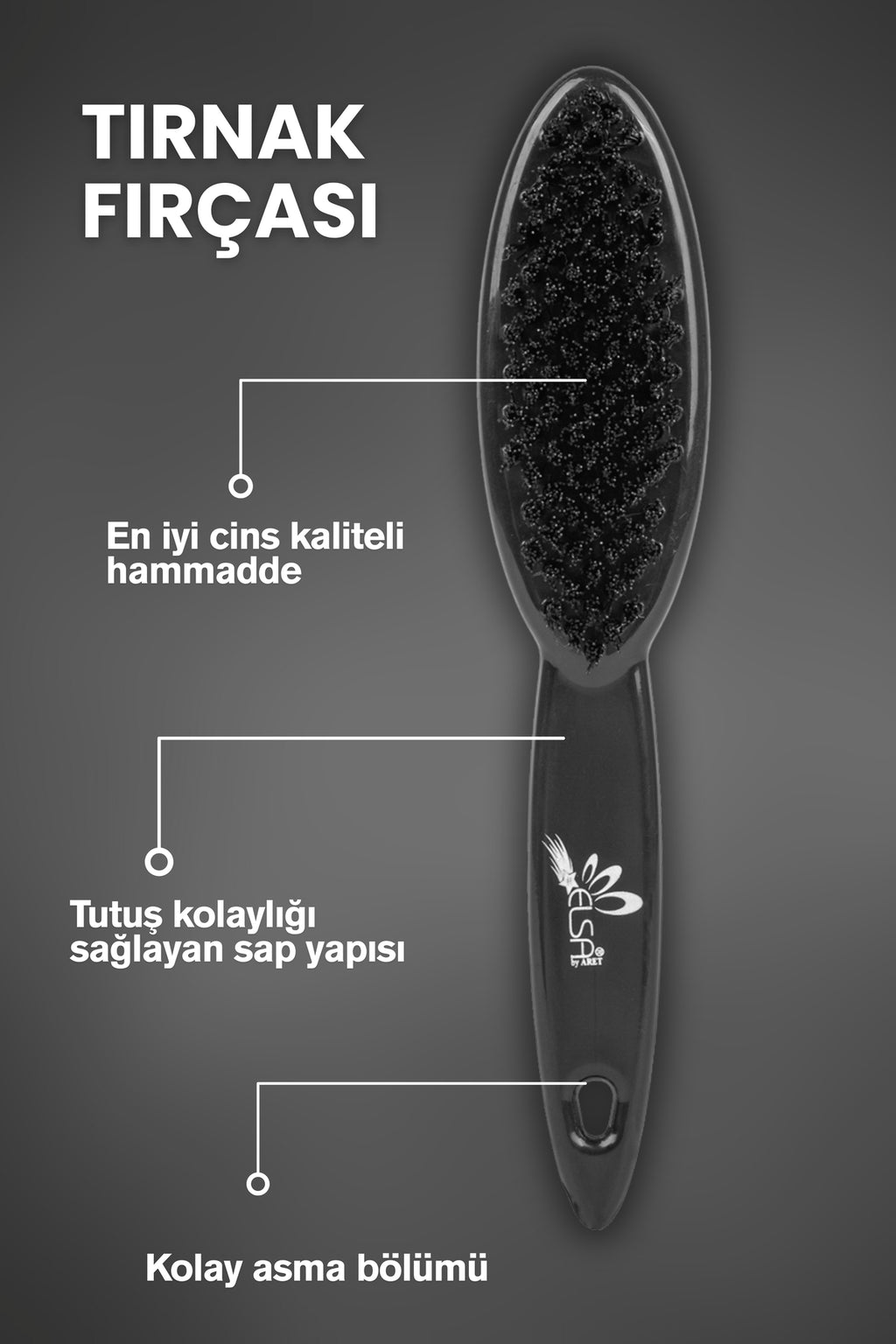 Professional Tırnak ve Çok Amaçlı Temizlik Fırçası Ayakkabı, Protez ve Ev Temizliği