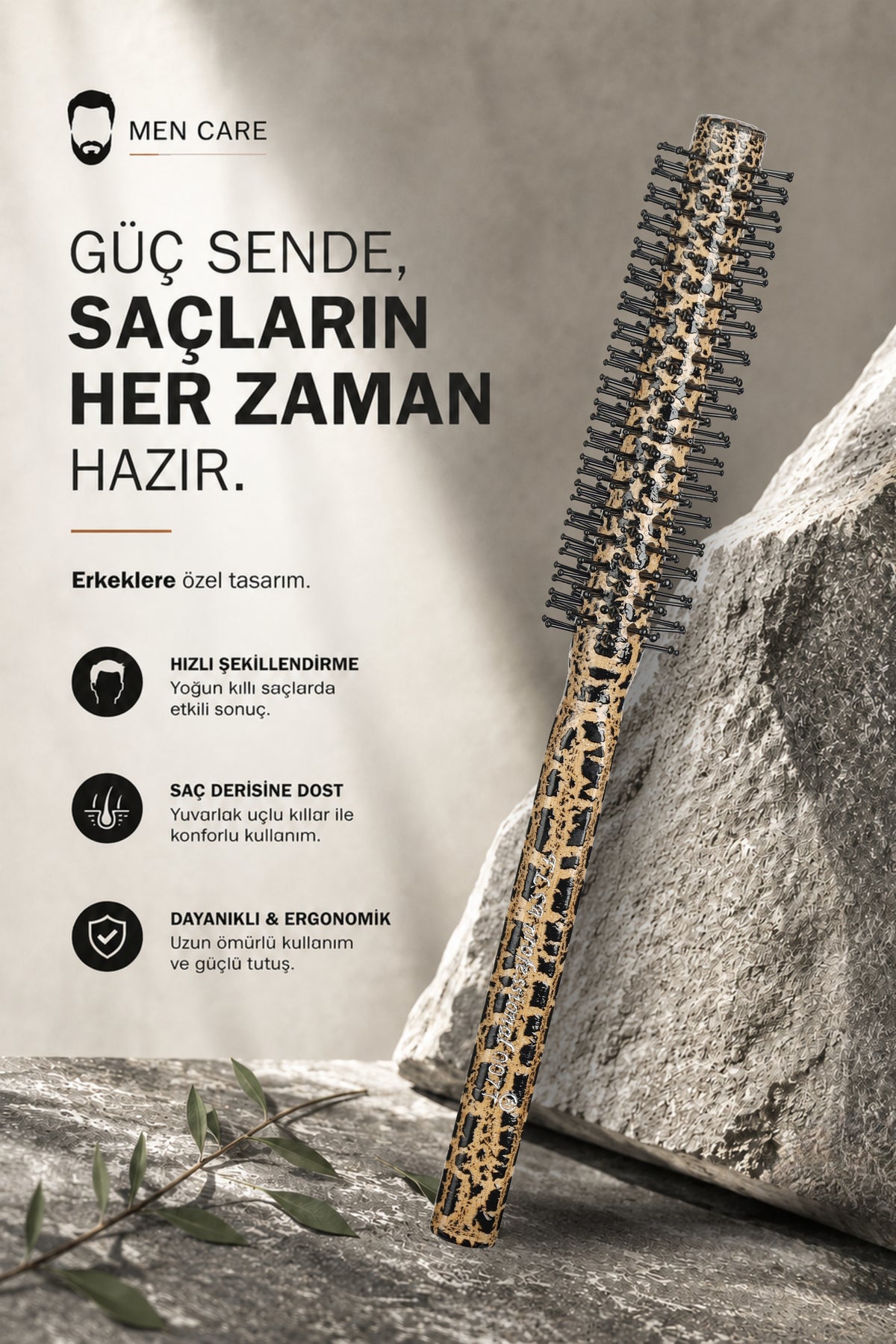 Professional 704 Kobra İnce Saç Fırçası